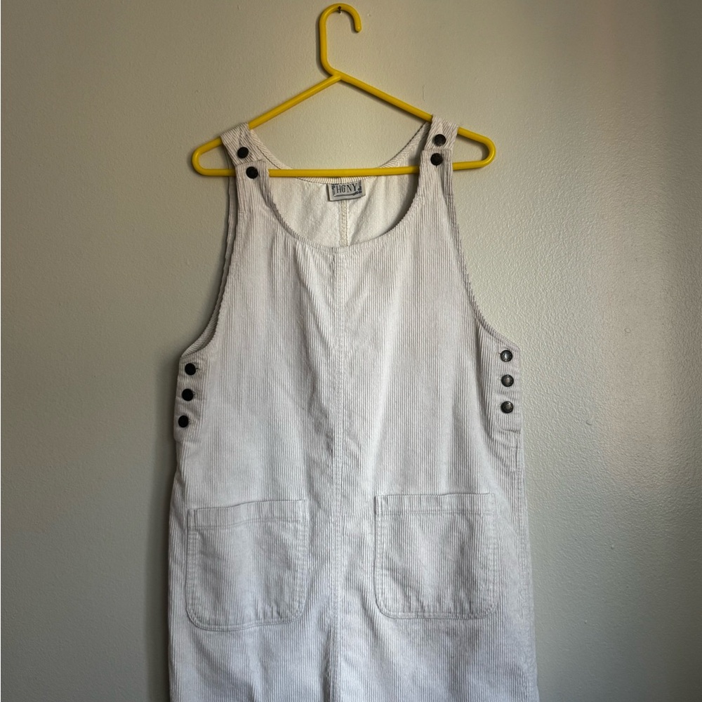 Vintage Corduroy Overall Dress